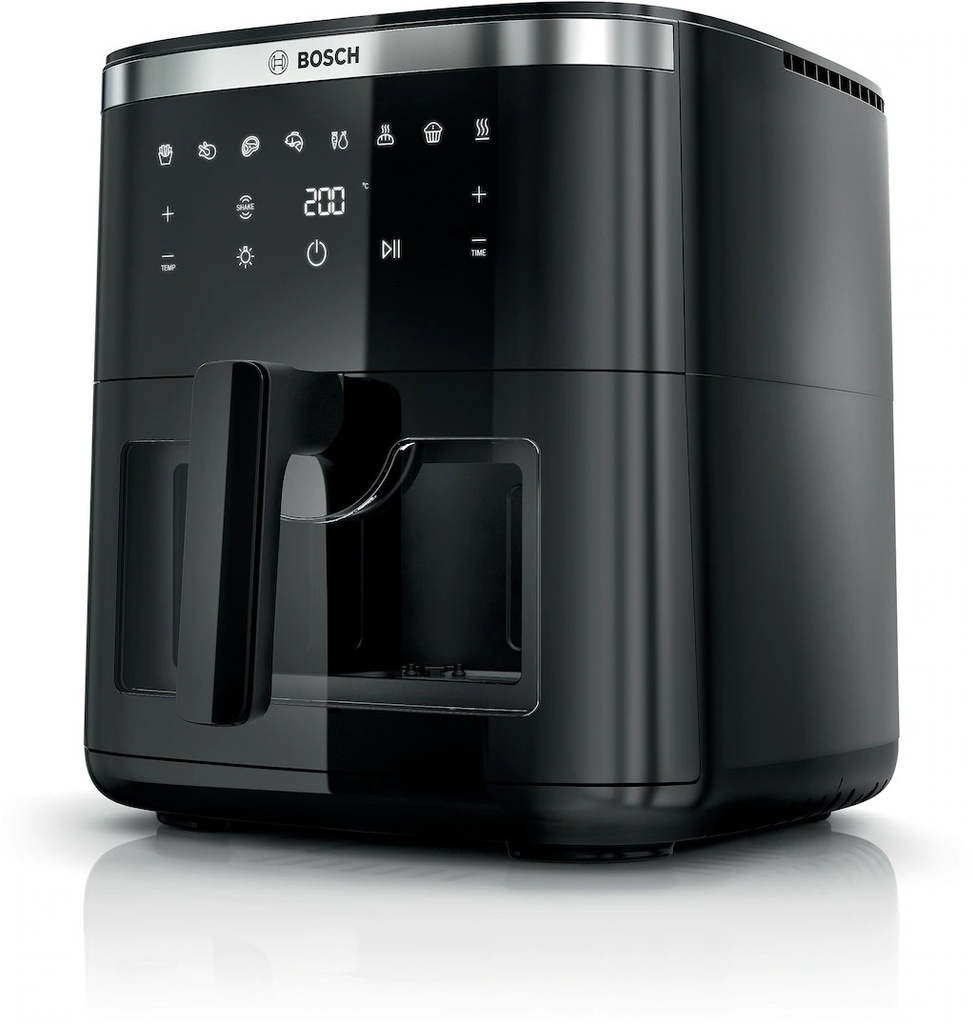 Bosch MAF671B0 AirFryer met venster 7,2L 1800W Zwart