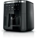 Bosch MAF671B0 AirFryer met venster 7,2L 1800W Zwart