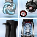 Bosch MSM6M610 1000 Watt! Mixer Inox staaf met beker