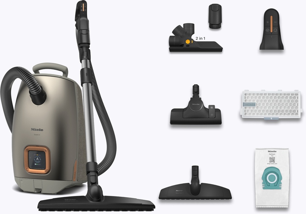 Miele GUARD L1 Comfort XL Stofzuiger met zak Titanium