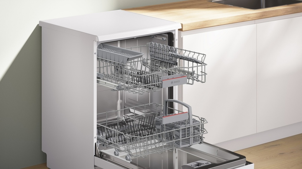 Bosch Exclusiv SMS4ELW21E Home Connect vaatwasser Wit