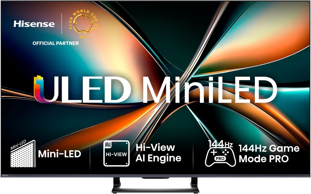Hisense 65U7Q 65" 164cm 4K UHD 100Hz Smart QLED Mini LED TV