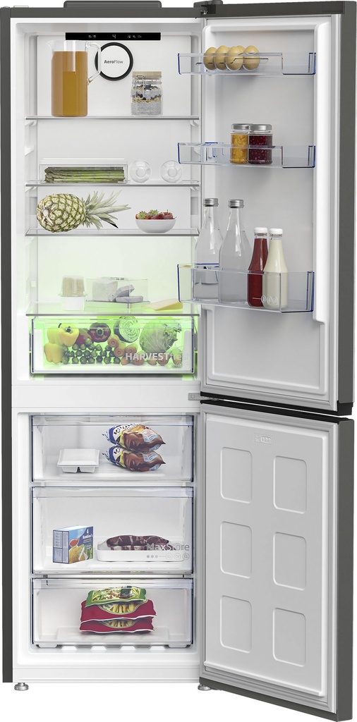 Beko Selective B5RCNA366HG 186 cm 316 Liter koelvries combinatie 