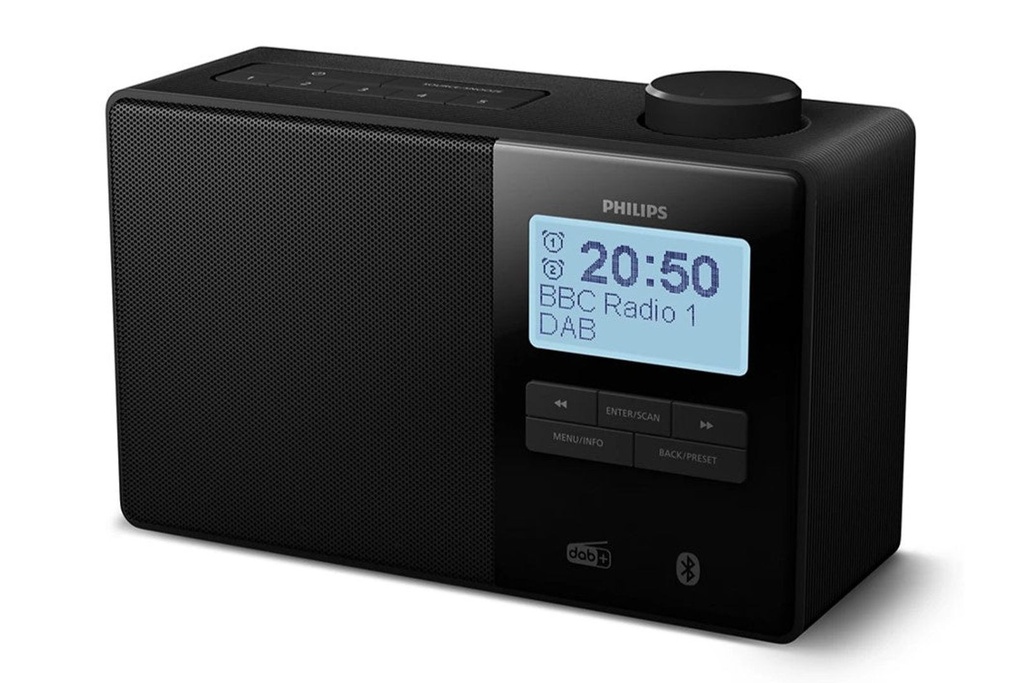 Philips TAR5600 DAB+ Radio met LCD display Zwart