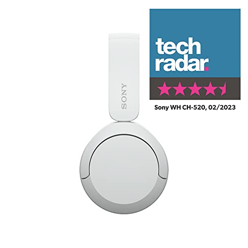 Sony WHCH520W draadloze bluetooth hoofdtelefoon wit