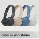 Sony WHCH520W draadloze bluetooth hoofdtelefoon wit