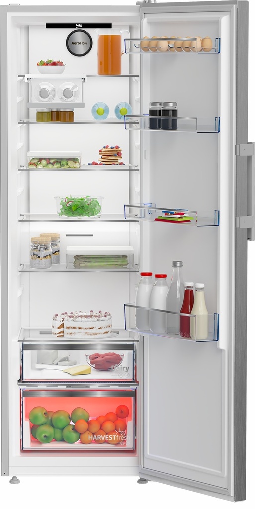 Beko B7RMLNE445ZXP 187 cm 365 L HarvestFresh koelkast Inox