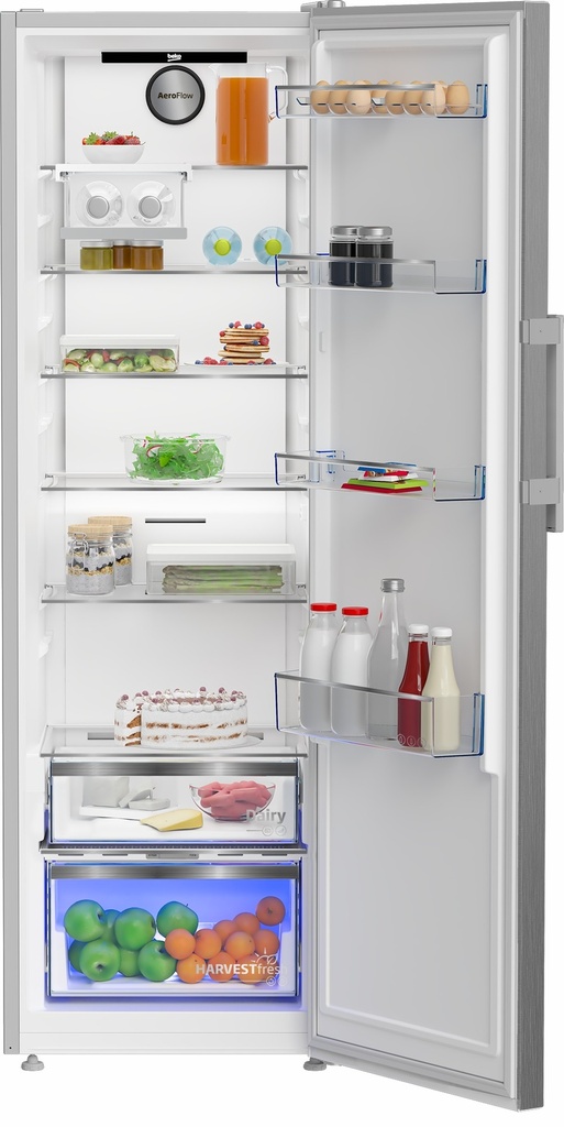 Beko B7RMLNE445ZXP 187 cm 365 L HarvestFresh koelkast Inox