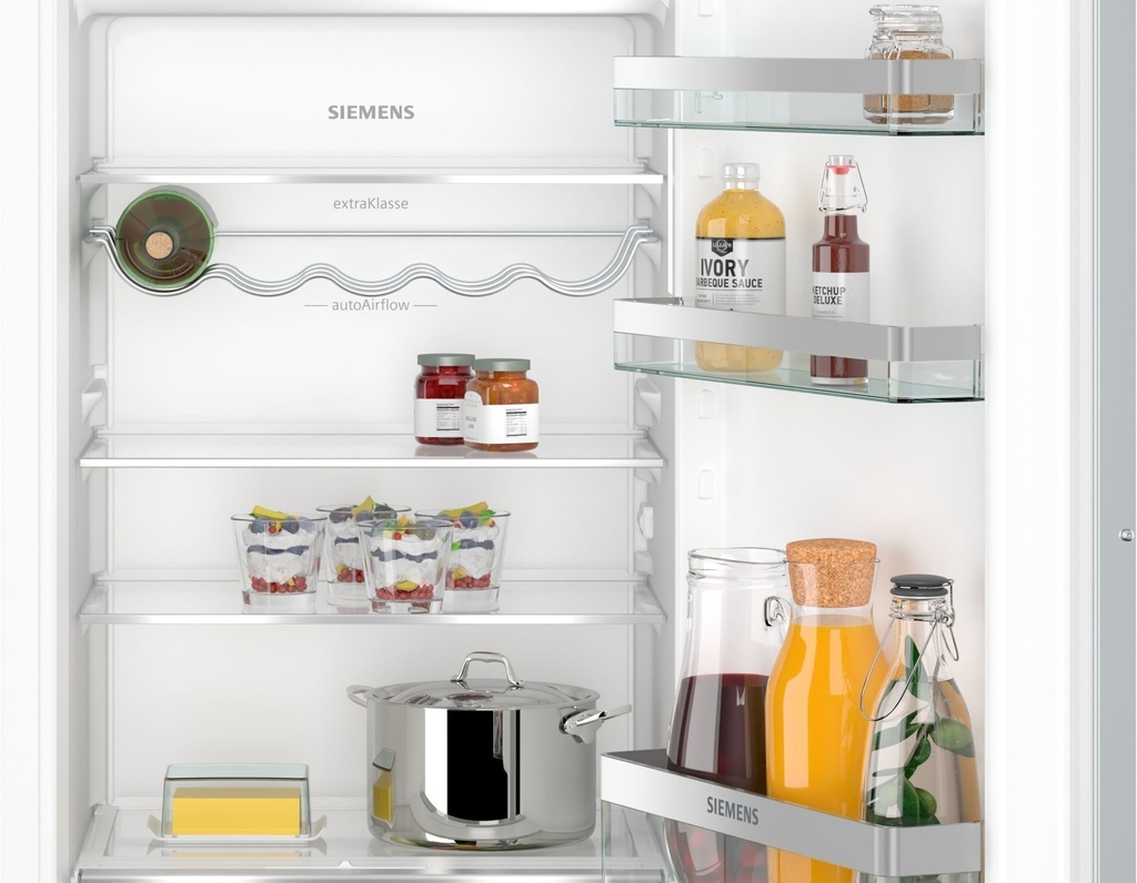 Siemens Extra Klasse KI42LEDD1 122 cm deur op deur Vriesvak