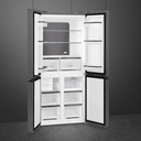 Smeg FQI48KD 84 cm brede Side by Side Ijsmaker via watertank