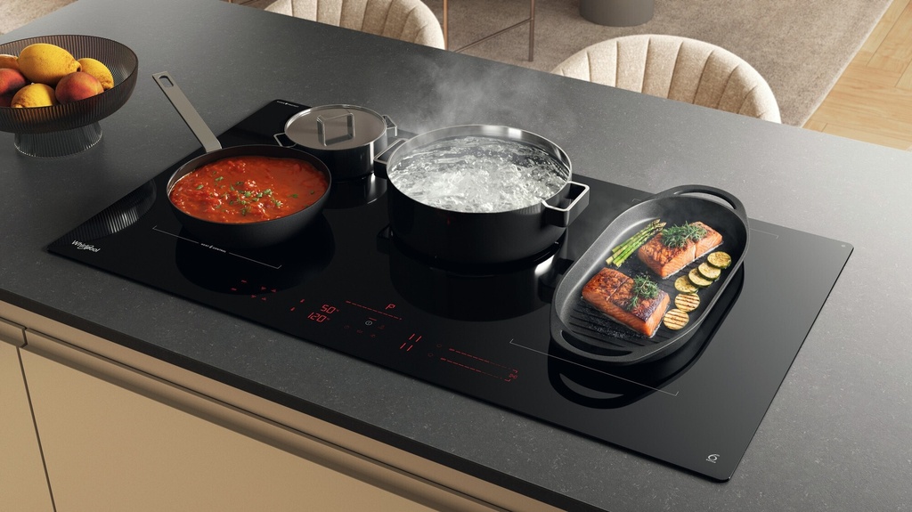 Whirlpool WEX9024DCFF 90 cm Inductie kookplaat HeatControl