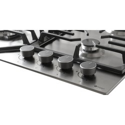 Wiggo WH-G634RL(X) gaskookplaat met wok 60 cm Inox