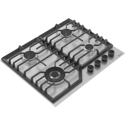 Wiggo WH-G634RL(X) gaskookplaat met wok 60 cm Inox