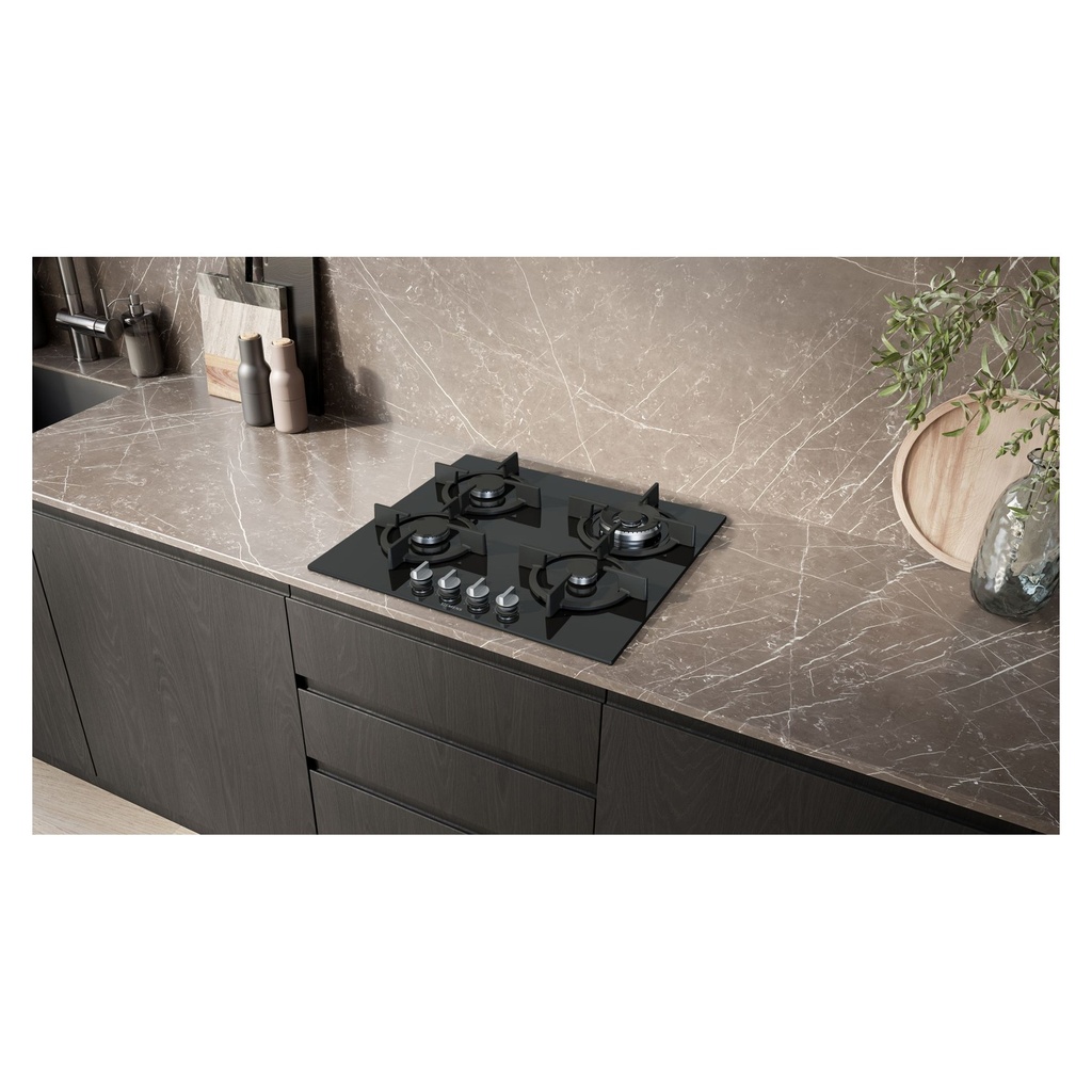 Siemens EP6A6HI10 60 cm iQ500 inbouw Gaskookplaat Zwart glas
