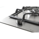 Wiggo WH-G331RD(X) 30 cm inbouw gaskookplaat met wok RVS