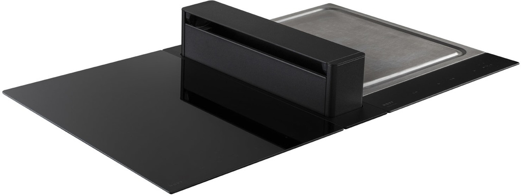 Novy UP Power Teppan 40006 87cm kookplaat met afzuiging zwar