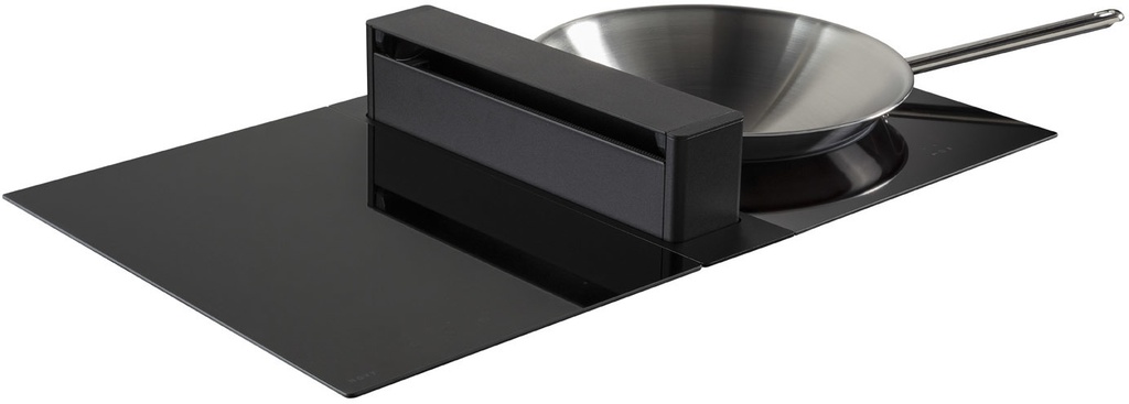 Novy UP Power Wok 40008 87cm kookplaat met afzuiging zwart