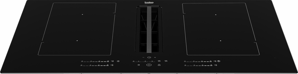 Beko HIXI84700UP Selective Inductie kookplaat met afzuiging