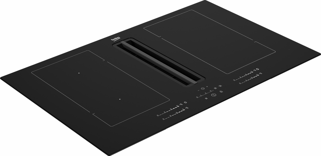 Beko HIXI84700UP Selective Inductie kookplaat met afzuiging