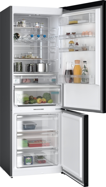 Siemens KG49NAXCF vrijstaande koel-vriescombi 203x70cm Zwart