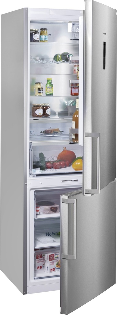 Siemens KG49NAICT vrijstaande koel-vriescombi 203x70cm Inox