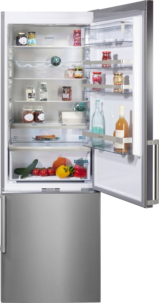 Siemens KG49NAICT vrijstaande koel-vriescombi 203x70cm Inox