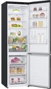 LG GBP62MCNBC 203 cm 384 L No Frost koel-vrieskast mat zwart