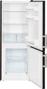 Liebherr CUbe 2331-26 137 cm Hoge Koelvriescombi Zwart