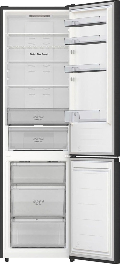 Hisense RB440N4AFA 202cm 336L A-klasse koel-vrieskast Zwart