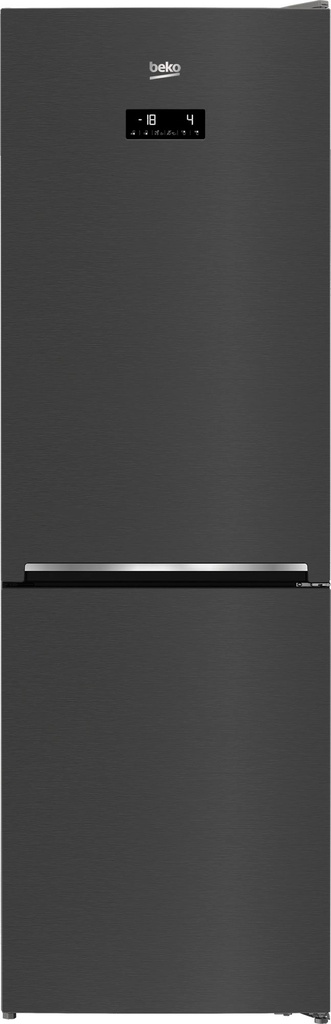 Beko RCNE366E70ZXBRN 186 cm 323 L Koelvries combinatie Zwart