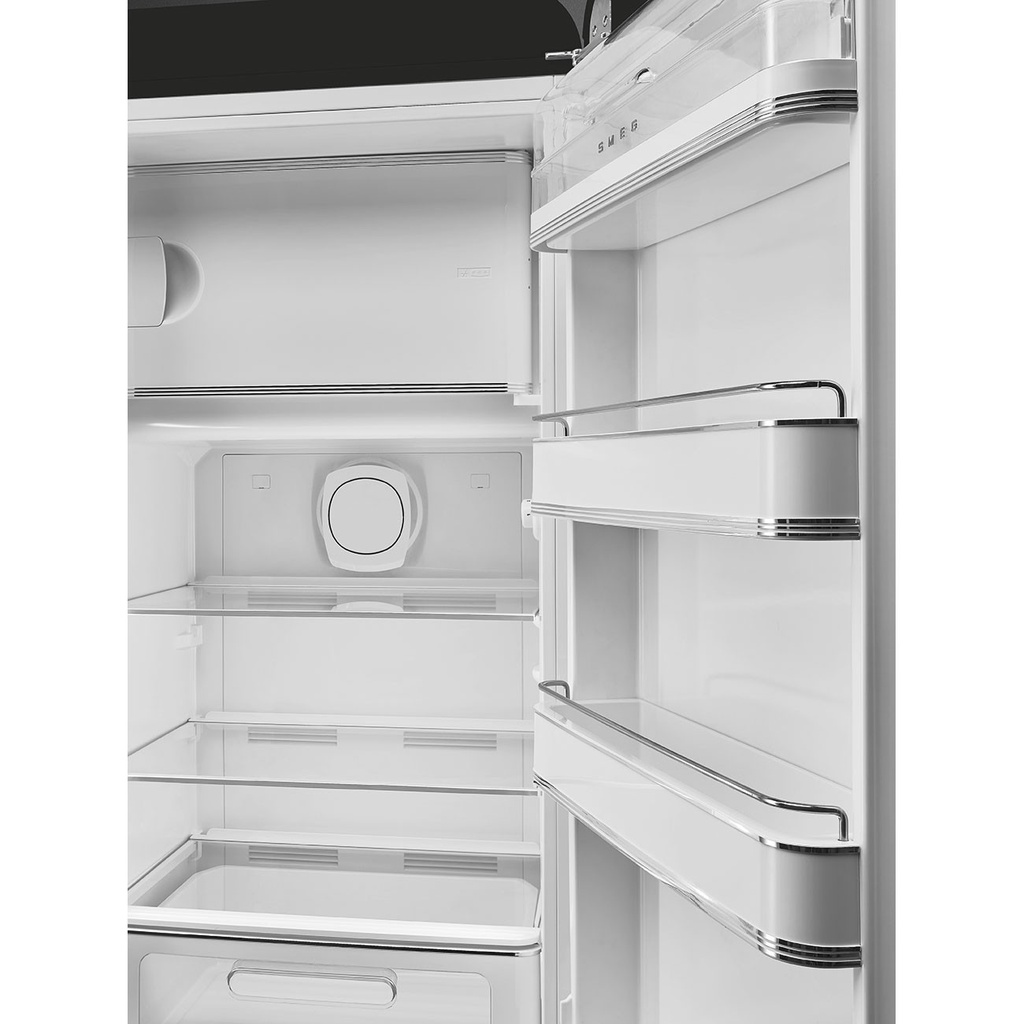 Smeg FAB28RDBLV5 153 cm 270 L Retro Koelkast Vriesvak Zwart