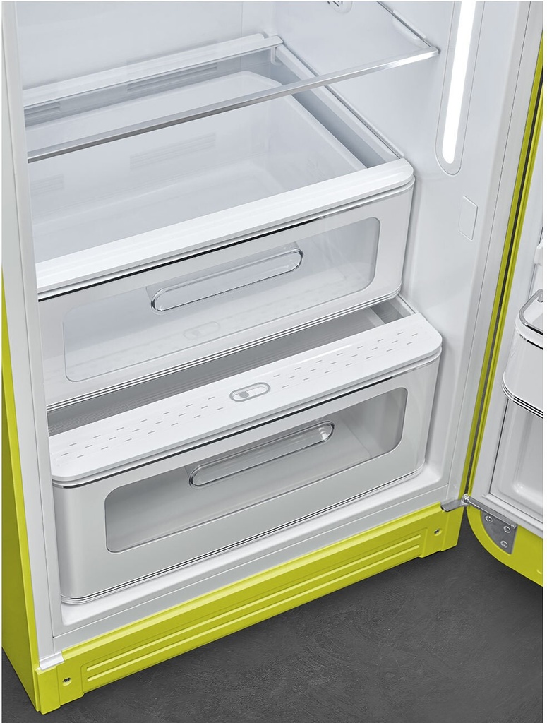 Smeg FAB28RLI6 Retro Koelkast met vriesvak Lime