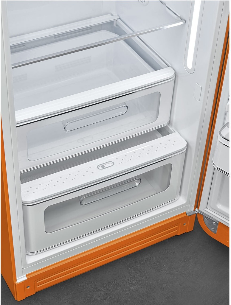 Smeg FAB28ROR6 Retro Koelkast met vriesvak Oranje