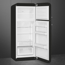 Smeg FAB30RBL6 Retro Koel-vrieskast Zwart