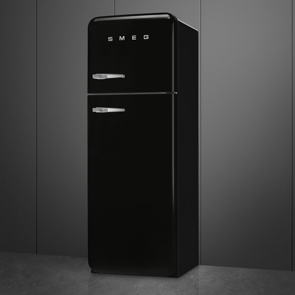 Smeg FAB30RBL6 Retro Koel-vrieskast Zwart