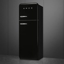 Smeg FAB30RBL6 Retro Koel-vrieskast Zwart