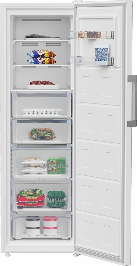 Beko B7RFNE316W 187 cm 286 L Zuinige NoFrost diepvriezer Wit
