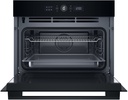 Whirlpool WCC54PMSBA 45cm Pyrolyse heteluchtoven Grill Zwart