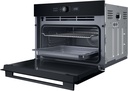 Whirlpool WCC54PMSBA 45cm Pyrolyse heteluchtoven Grill Zwart
