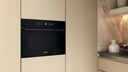 Whirlpool WCC54PMSBA 45cm Pyrolyse heteluchtoven Grill Zwart