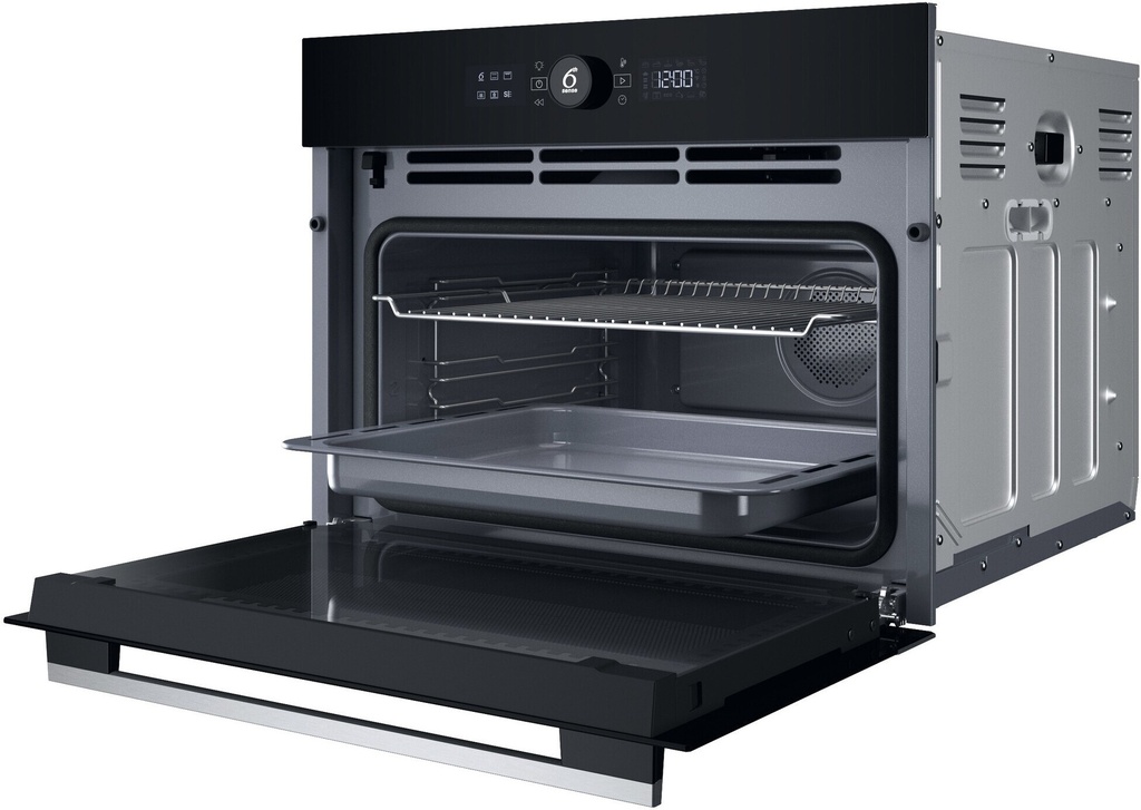 Whirlpool WCC58HMSXA 45cm Pyrolyse hetelucht oven Grill Inox