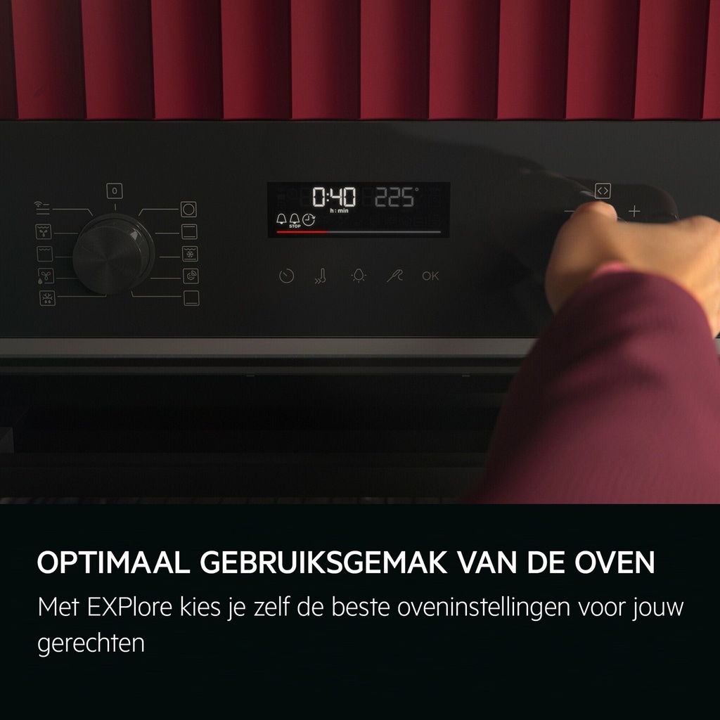 AEG TU5PB401SB 60cm SurroundCook Hete Lucht Oven 72 L