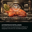 AEG TU5PB401SB 60cm SurroundCook Hete Lucht Oven 72 L