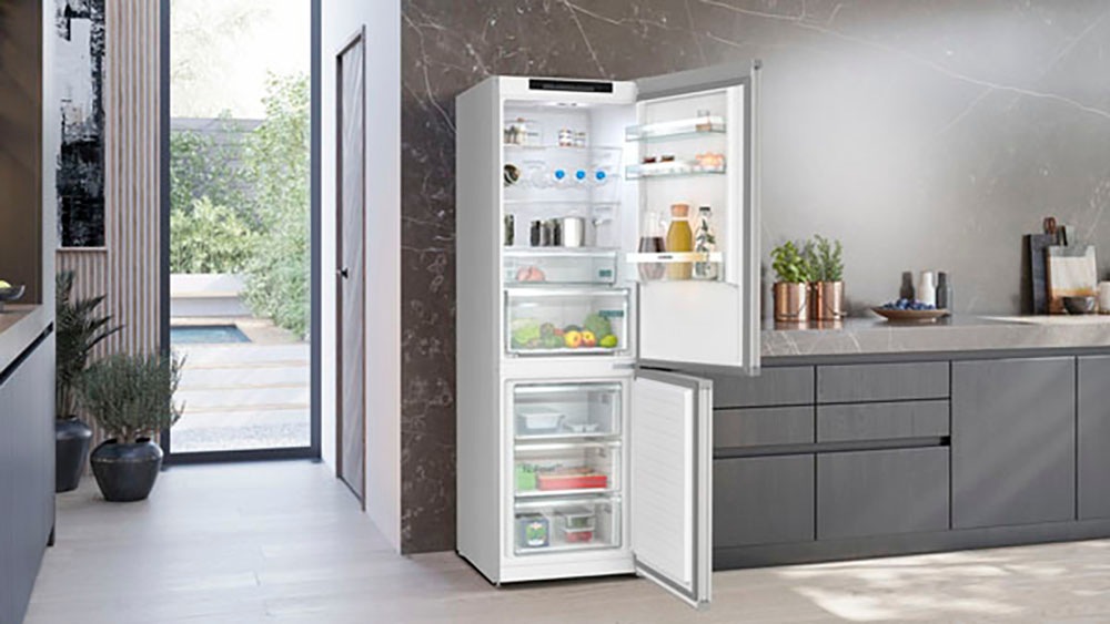 Siemens KG36NVXBG Koel-vriescombi 186 cm 321 L Zwart staal (kopie)