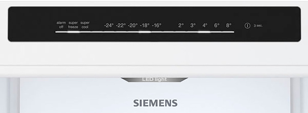 Siemens KG36NVXBG Koel-vriescombi 186 cm 321 L Zwart staal (kopie)