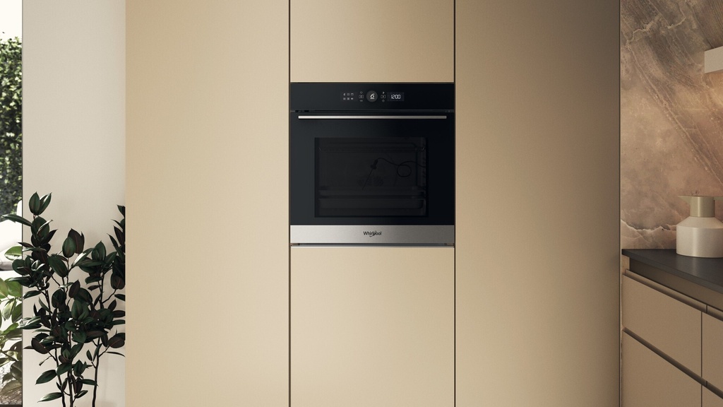 Whirpool WOI5S8PPM1SXA XL A+ Hydrolyse Pyrolyse oven Inox