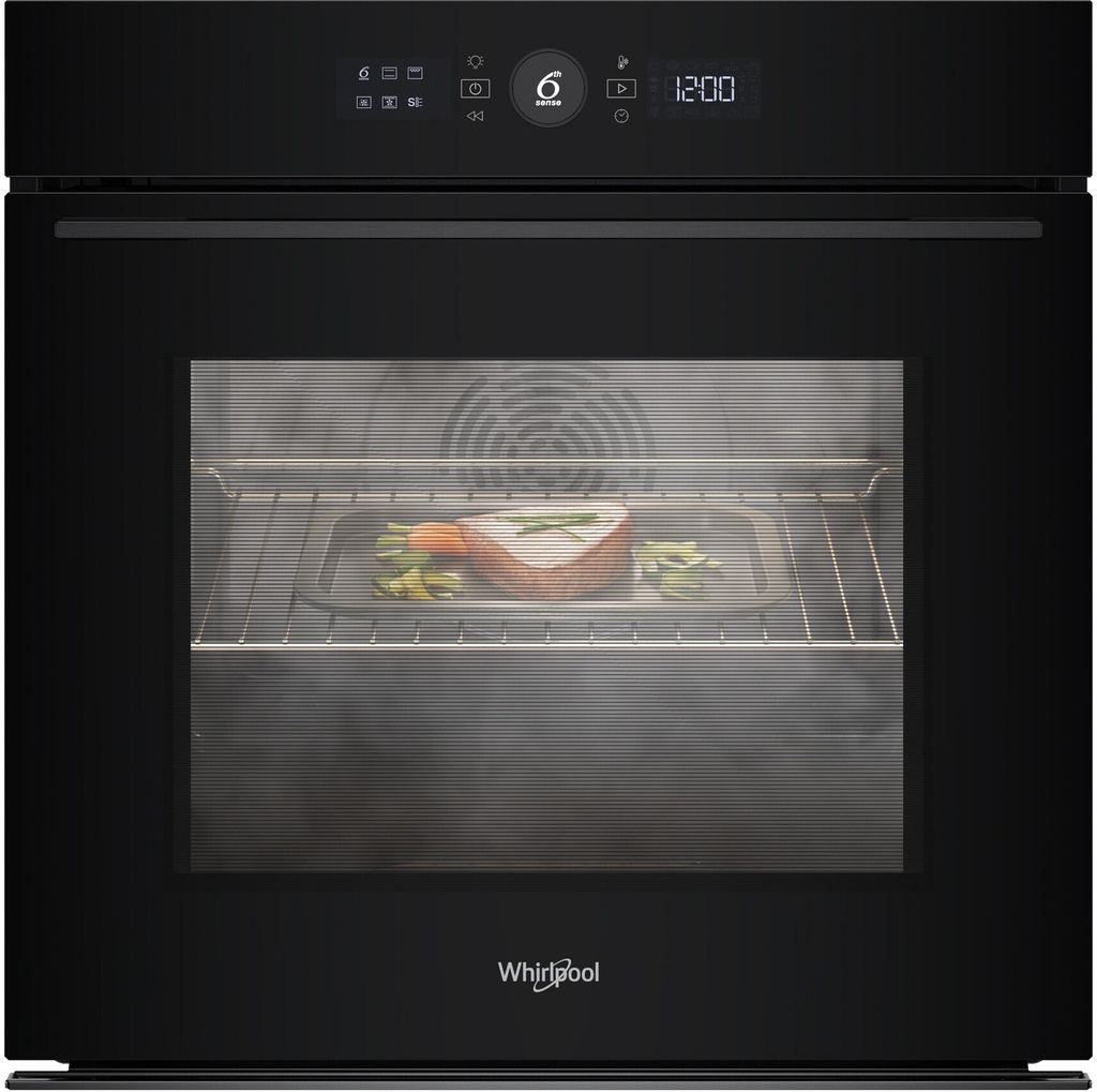 Whirpool WOI5S8PM1SBA XL A+ Hydrolyse Pyrolyse oven Zwart
