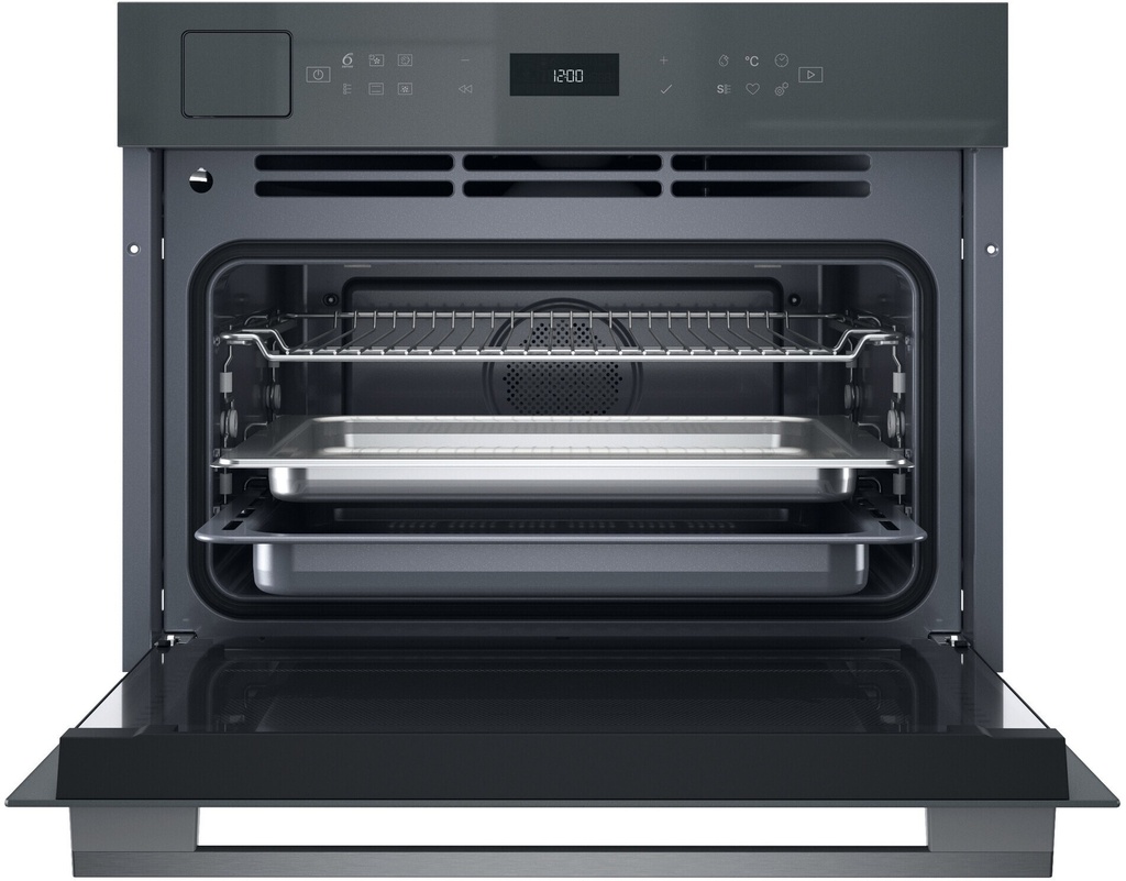 Whirlpool WCS7A9PHTSSGA A+ Compacte Combi Stoomoven Grijs