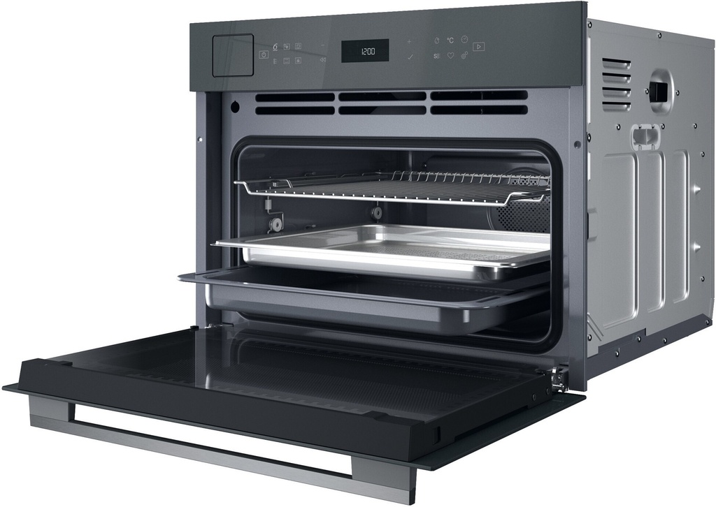 Whirlpool WCS7A9PHTSSGA A+ Compacte Combi Stoomoven Grijs