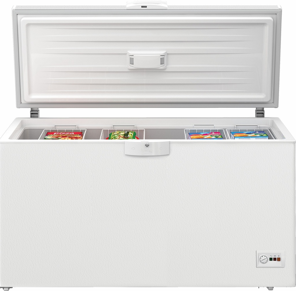 Beko HSM35050 156cm breed 350 Liter D-klasse kofferdiepvries